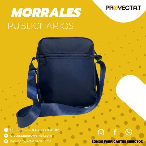 Morrales Publicitarios Lona Azul