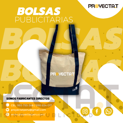 Proyectat Perú - BOLSOS PUBLICITARIOS CERAV