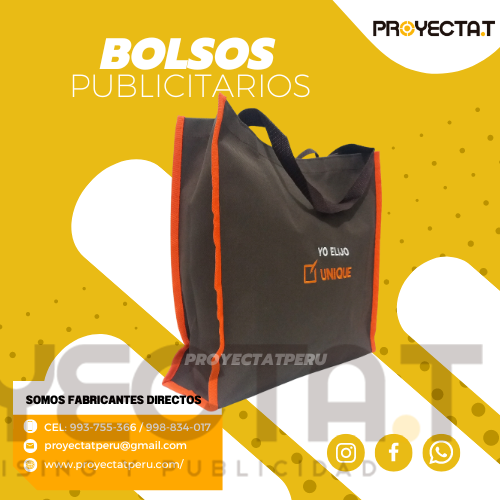 Proyectat Perú - BOLSOS PUBLICITARIOS MARR