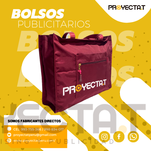 Proyectat Perú - BOLSOS PUBLICITARIOS OBS