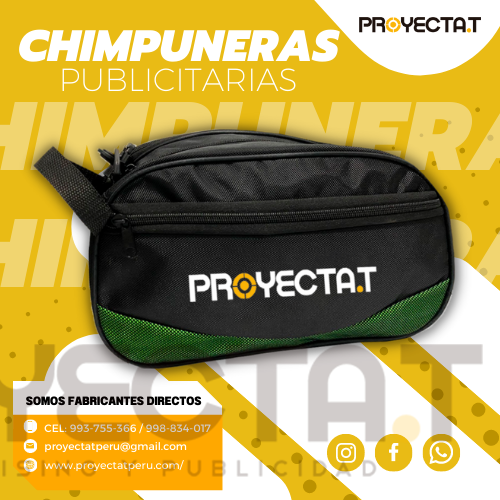 CHIMPUNERAS PUBLICITARIAS CON APLICACIÓN VERDE