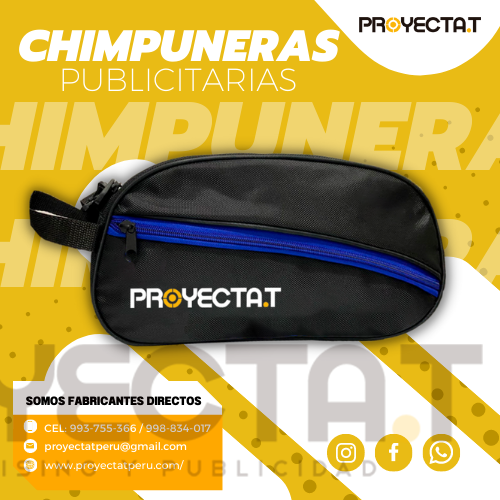 Proyectat Perú - CHIMPUNERA PUBLICITARIA CON CIERRE AZULINO