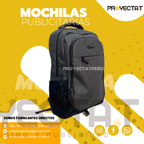 Proyectat Perú - Mochila Corporativa base cuero