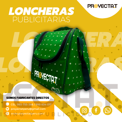 Proyectat Perú - LONCHERAS PUBLICITARIAS MILO