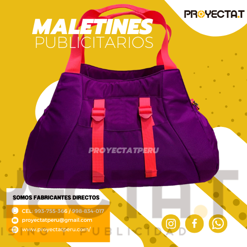 Proyectat Perú - MALETIN PUBLICITARIO DEPORTIVO MUJER