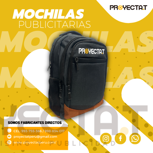 Faraon Onix - MOCHILAS PUBLICITARIAS CON PANA