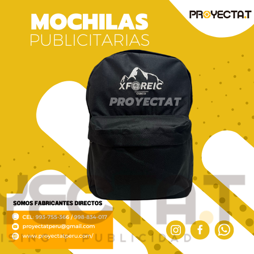 Faraon Onix - MOCHILAS PUBLICITARIAS PORTA