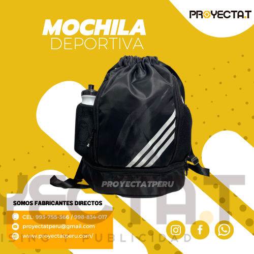 Proyectat Perú - MOCHILA  DEPORTIVA  DECO
