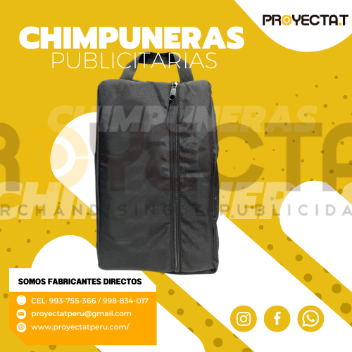 CHIMPUNERAS PUBLICITARIAS NEGRA