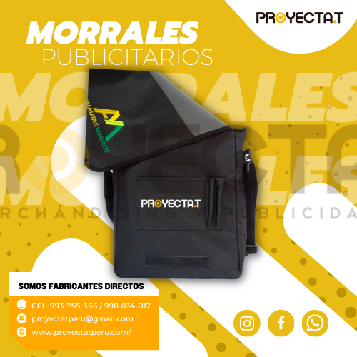 MORRALES PUBLICITARIOS CON ORGANIZADOR